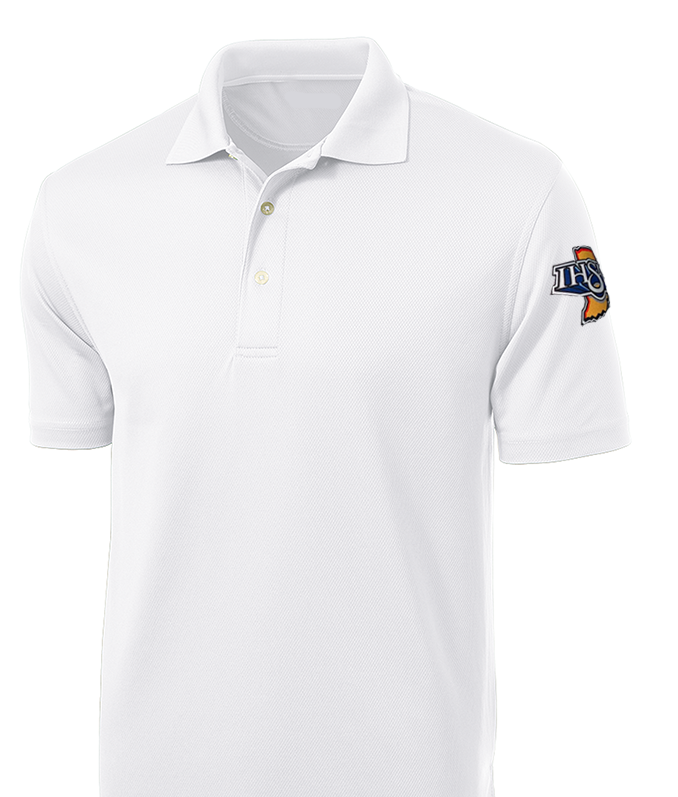 USA400IN "IHSAA" Men's Short Sleeve WHITE Volleyball and Swimming Shirt