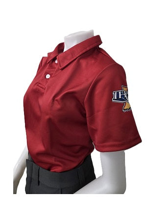 USA402IN-RED - "NEW FABRIC STYLE" - Smitty "Made in USA" - IHSAA Women's Short Sleeve RED Track and Cross Country Shirt
