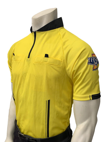 USA902IN-YW "PERFORMANCE MESH" "IHSAA" WOMEN'S Yellow Short Sleeve Soccer Shirt